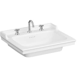 Vitra Valarte 80x53 Cm 3 Delikli Etajerli Lavabo - 7802B403-0033 görsel 1