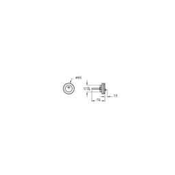 Vitra Yuvarlak Lavabo Süzgeci A45137 görsel 2