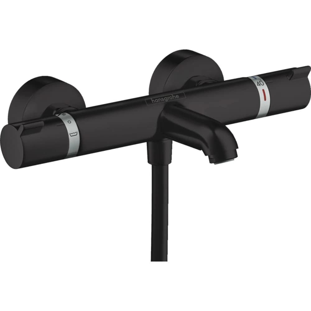Hansgrohe Ecostat Comfort Satin Siyah Termostatik Banyo Bataryası - 13114670