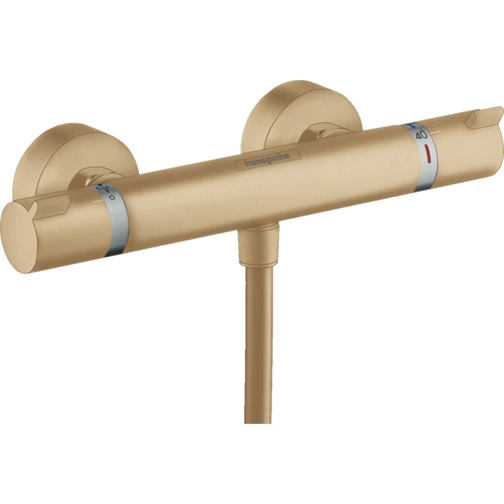 Hansgrohe Ecostat Comfort Mat Bronz Termostatik Duş Bataryası - 13116140