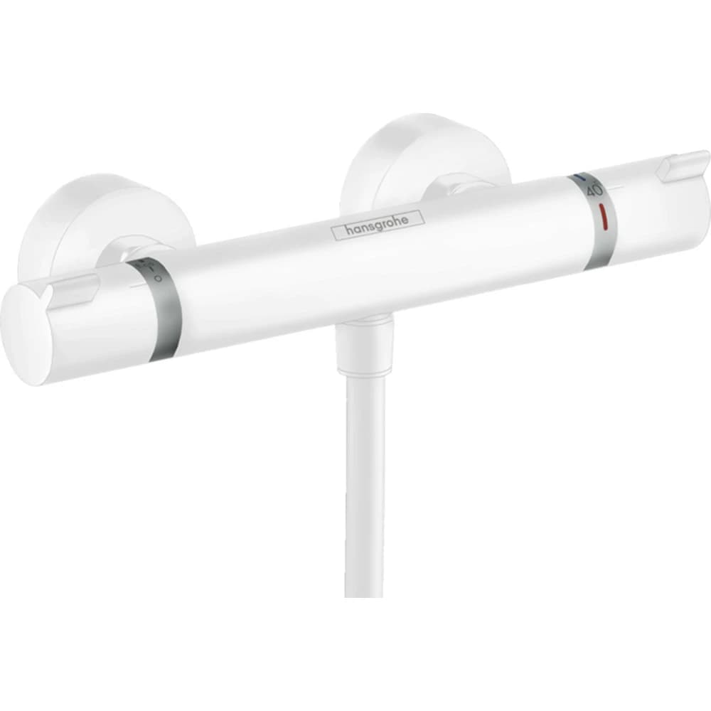 Hansgrohe Ecostat Comfort Satin Beyaz Termostatik Duş Bataryası - 13116700