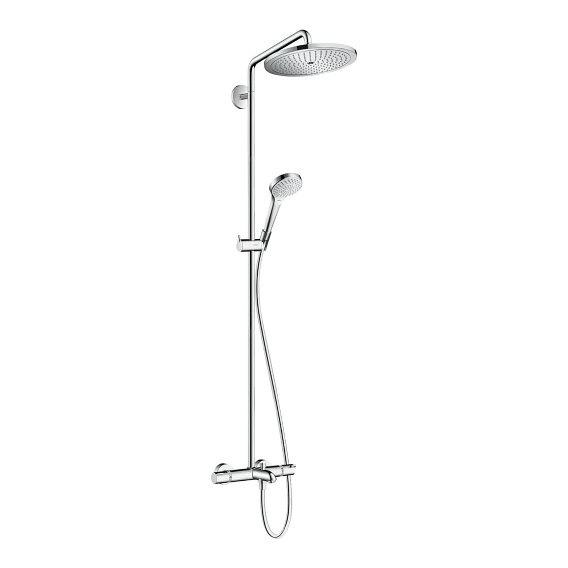 HansGrohe Croma Select 280 Air 1jet Küvet İçi Termostatik Duş Kolonu