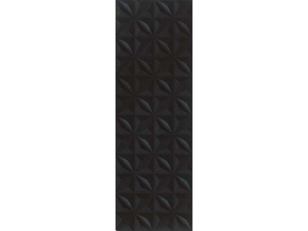 Çanakkale Seramik Rm-6224R Shine Siyah Lotus Dekor -X 30x90 R