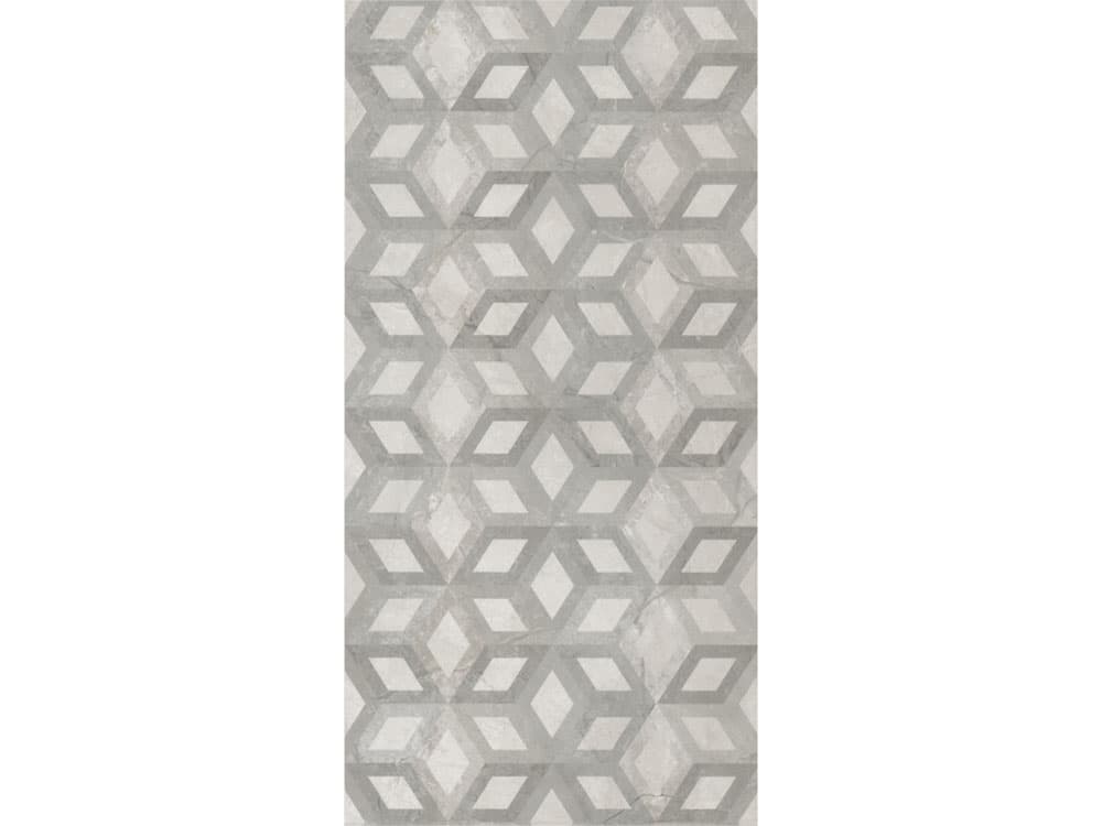 İda Seramik Fon-50234 Tuna Geo Dekor Kemik Gri X 30x60