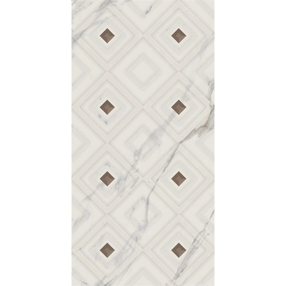 İda Seramik Fon-50245 Line Marble Beyaz Dekor X 30x60