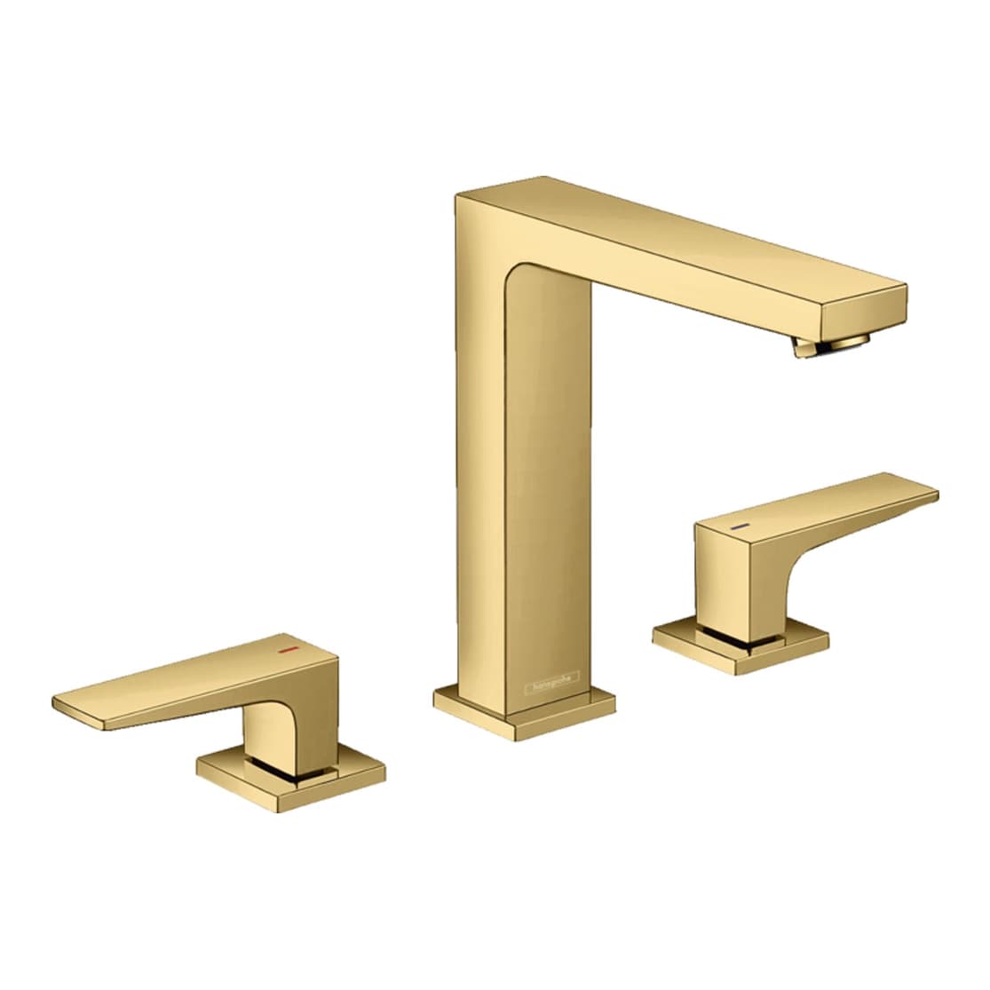 HansGrohe Metropol 160 Çubuk Volan 3 Delikli Altın Lavabo Bataryası