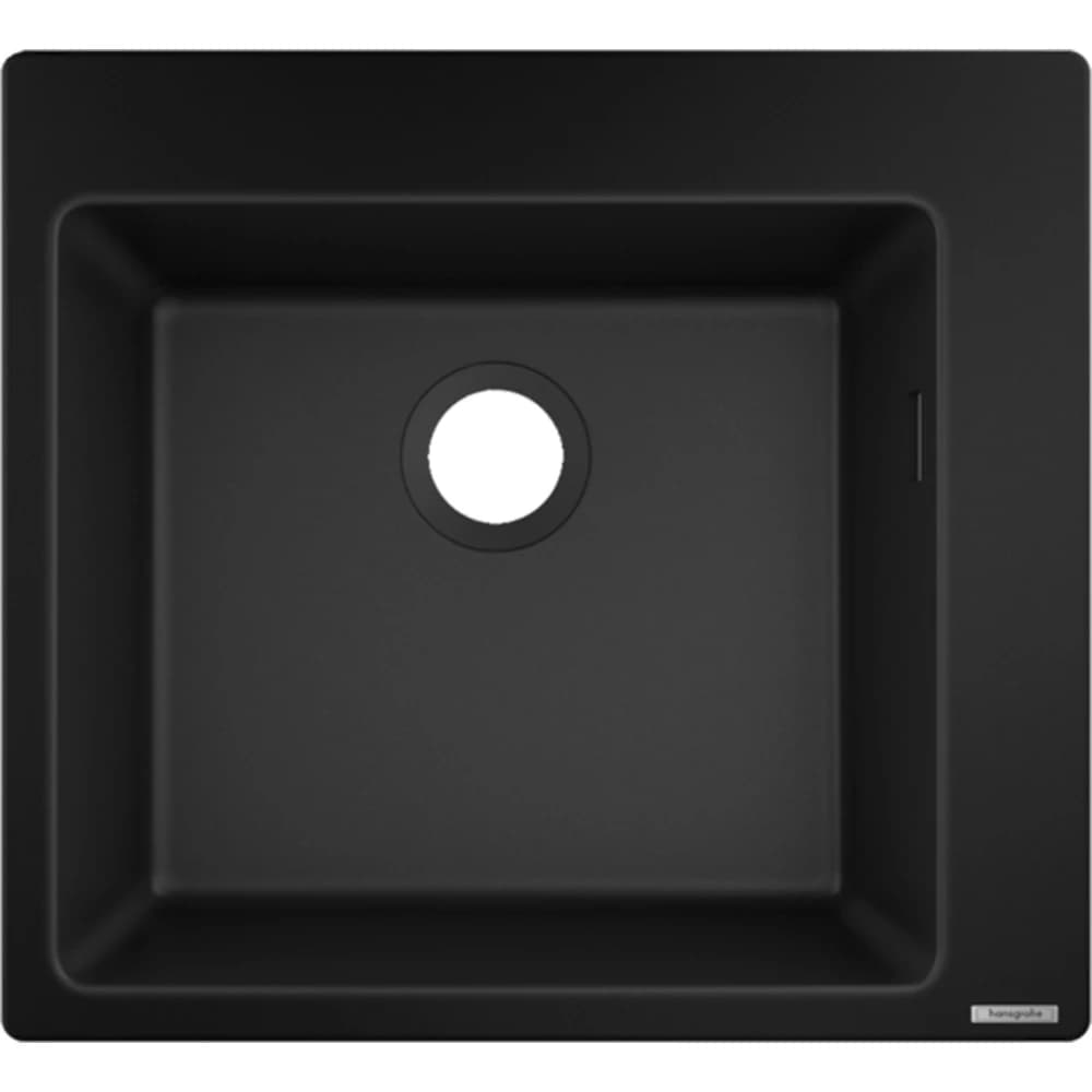 Hansgrohe Tezgah Üstü Granit 450 Grafit Siyah Eviye