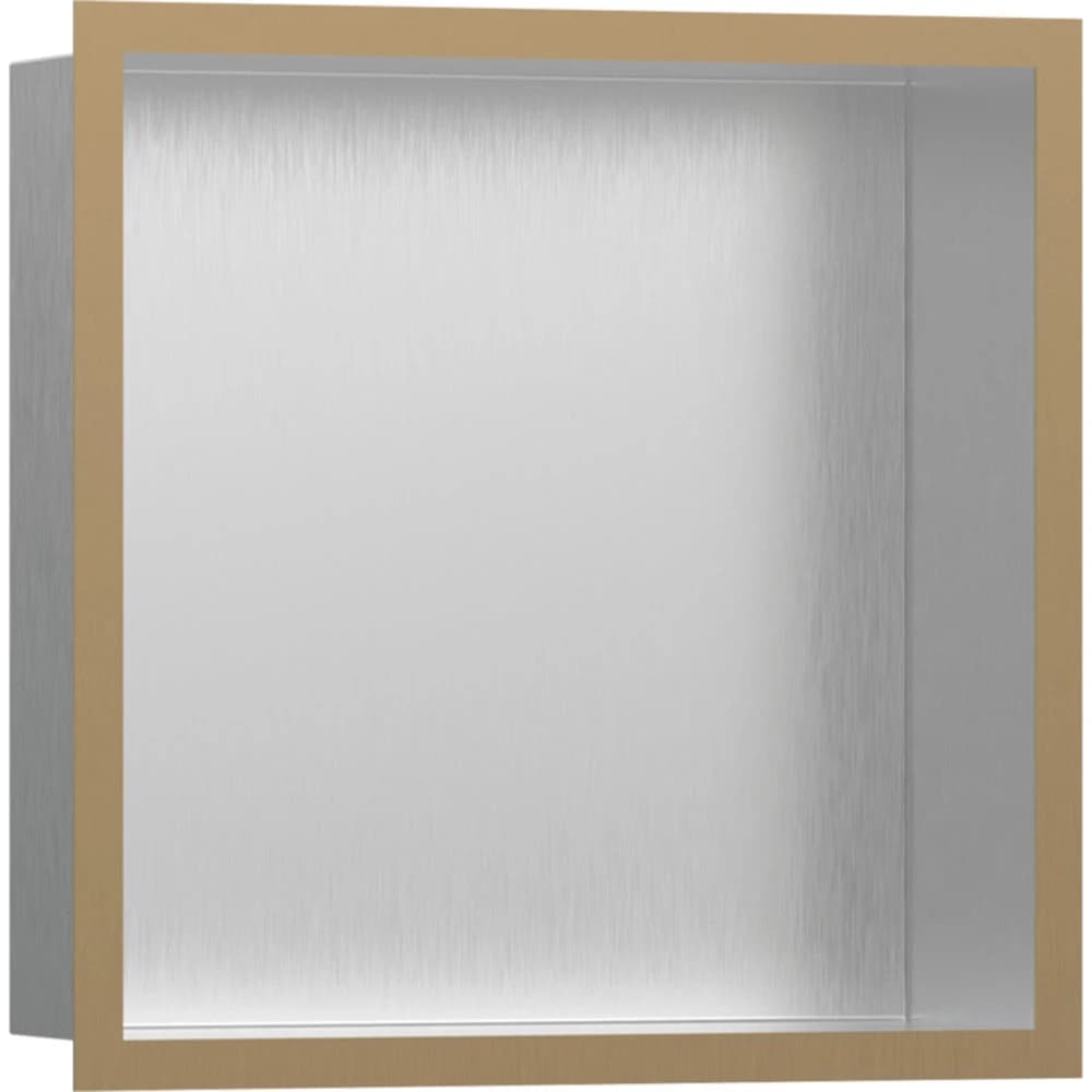 Hansgrohe XtraStoris Individual 30x30x10 Cm Mat Bronz Çerçeveli Paslanmaz Çelik Duvar Nişi