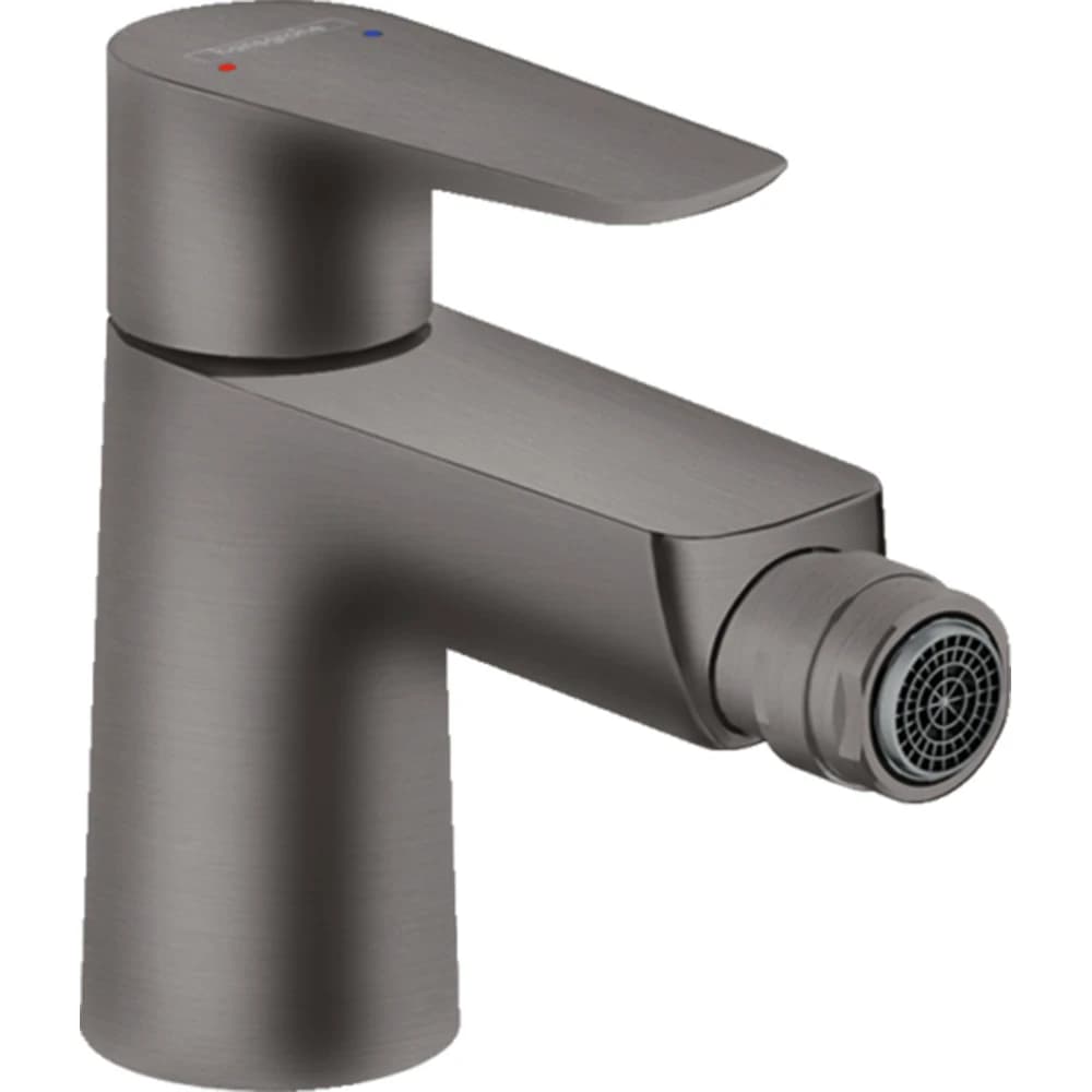 Hansgrohe Talis Fırçalanmış Siyah Krom Banyo Bataryası 71720340