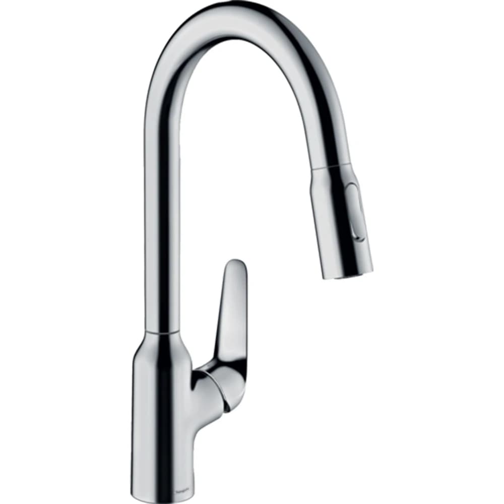 Hansgrohe Talis Tek Kollu Mutfak Bataryası 220 Çekilebilir Sprey Krom