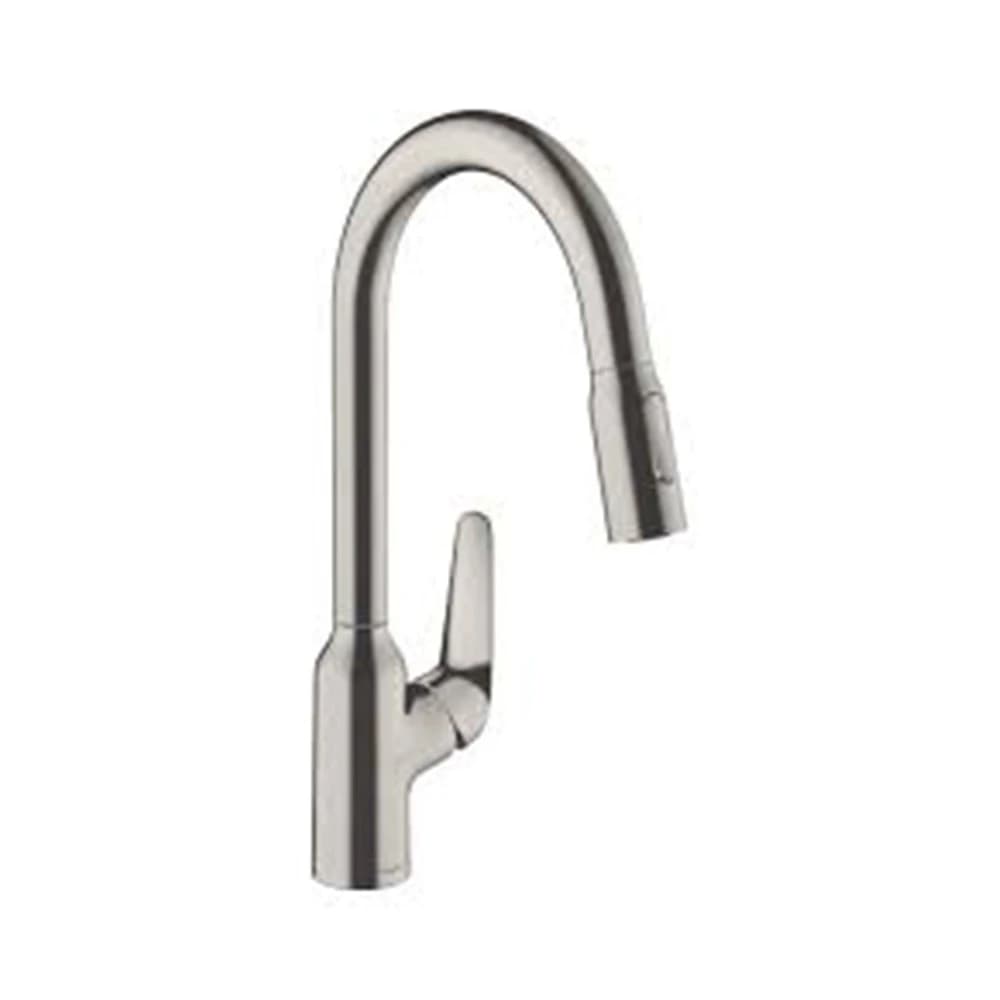 Hansgrohe Focus Tek Kollu Mutfak Bataryası 220 Çekilebilir Sprey Krom