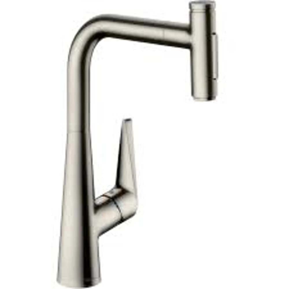 Hansgrohe Talis Select Tek Kollu Mutfak Bataryası 300 Çekilebilir Sprey Krom 73867800