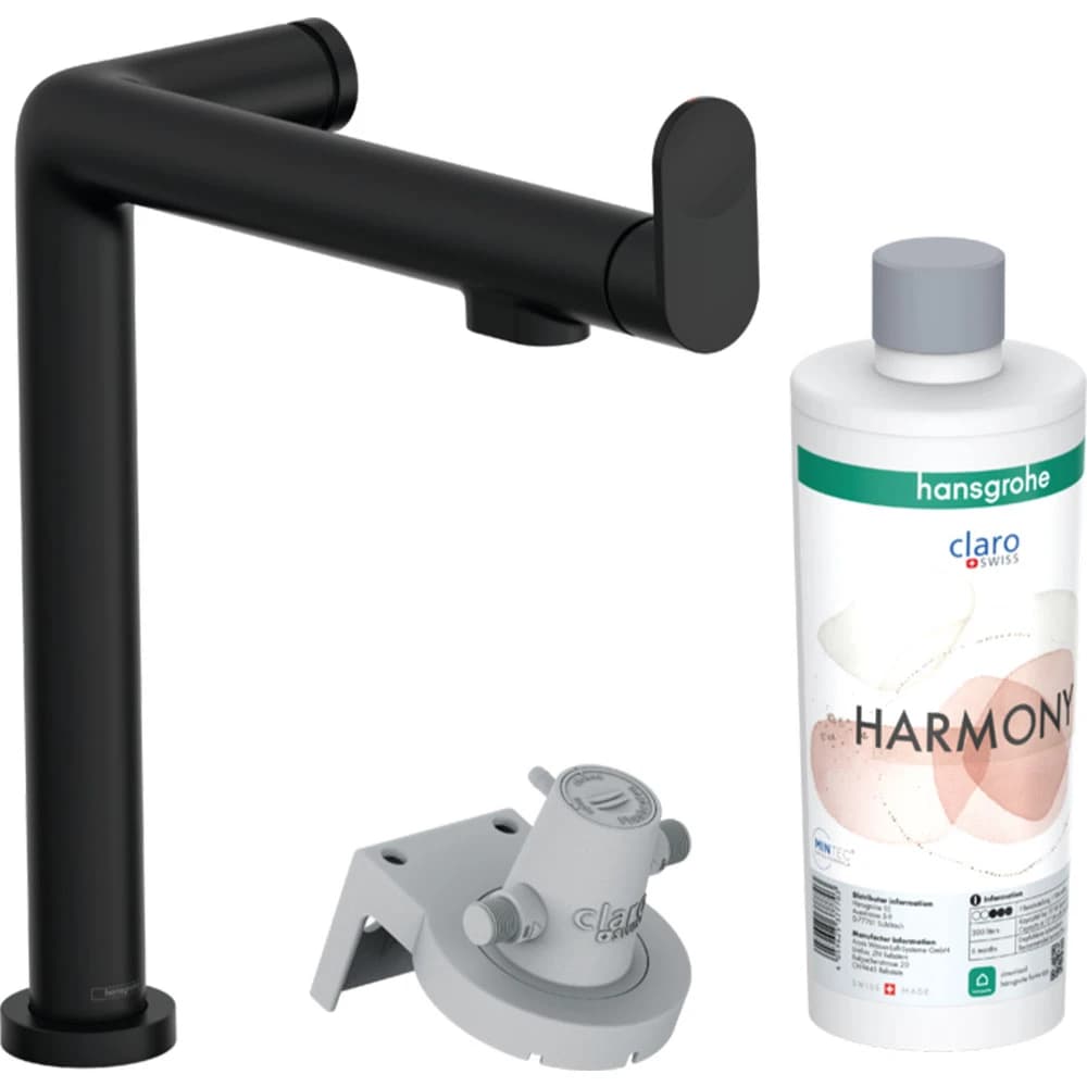Hansgrohe Aqittura M91 Mat Siyah Evye Bataryası 76802670