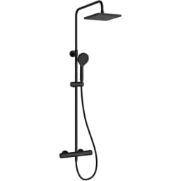 Artema Aquaheat Joy Square 200 Duş Bataryalı Mat Siyah Duş Kolonu - A4729636 görsel 1