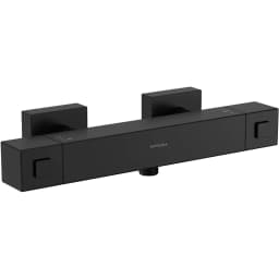 Artema Base Square Mat Siyah Termostatik Duş Bataryası - A4730136 görsel 1