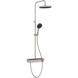 Artema Core Round 250 Termostatik Duş Bataryalı Fırçalı Nikel Duş Kolonu - A4731134 görsel 1