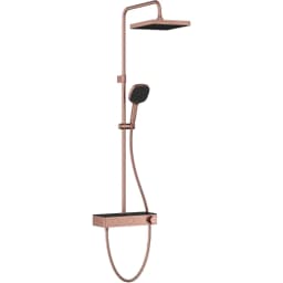 Artema Core Square 250 Termostatik Duş Bataryalı Fırçalı Bakır Duş Kolonu - A4731224 görsel 1