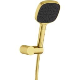 Artema Core Square 3 Fonksiyonlu Fırçalı Altın El Duşu Takımı - A4591525 görsel 1