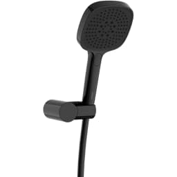 Artema Core Square 3 Fonksiyonlu Parlak Siyah El Duşu Takımı - A4591539 görsel 1