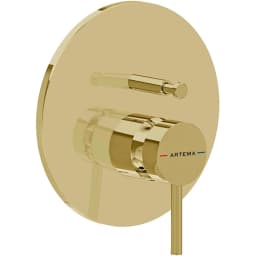 Artema Minimax Round Soft Altın Ankastre Banyo Bataryası - A4370874 görsel 1