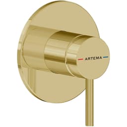 Artema Minimax Round Soft Altın Ankastre Duş Bataryası - A4371074 görsel 1