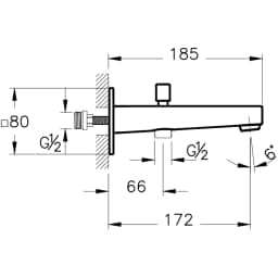 Artema Minimax Square El Duşu Çıkışlı Fırçalı Bakır Çıkış Ucu - A4359524 görsel 2