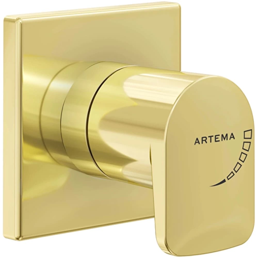 Artema Root Round Soft Altın Ankastre Stop Valf - A4272974