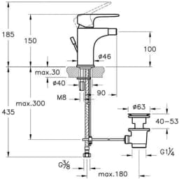 Artema Root Round Soft Bakır Bide Bataryası - A4272429 görsel 2
