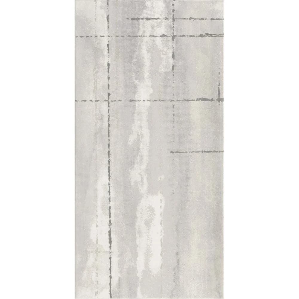 Çanakkale Seramik Dek-6644 Asya Oxid Full Dekor Beyaz Antrasit 30X60