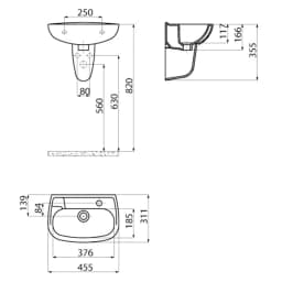 Creavit 30x45 Cm Oval Lavabo görsel 3