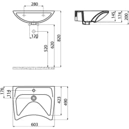 Creavit Bedensel Engelli 60 Cm Lavabo görsel 2
