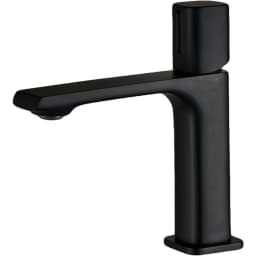 Creavit Alfa Mat Siyah Lavabo Bataryası görsel 1