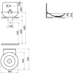 Creavit Foglia 45 Cm Armatür Düzlemli Tezgah Üzeri Lavabo görsel 2