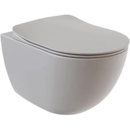 Creavit Free Rim-Off Kanalsız Cool Grey Asma Klozet görsel 1