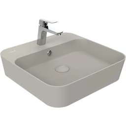 Creavit Loop 45 Cm Kare Cool Grey Çanak Lavabo görsel 1