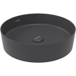 Creavit Loop 45 Cm Yuvarlak Mat Antrasit Çanak Lavabo - LP145 görsel 1