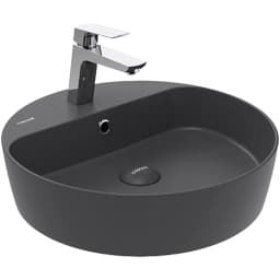 Creavit Loop 45 Cm Yuvarlak Mat Antrasit Çanak Lavabo - LP146 görsel 1