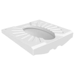 Creavit Omega 60x60 Cm Çevre Yıkamalı Helataşı - TP595-00CB00E-0000 görsel 1