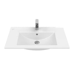 Creavit Su 80 Cm Etajerli Lavabo görsel 1