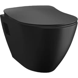 Creavit Terra Mat Siyah Asma Klozet - TP325-00KK00E-0000 görsel 1