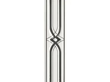 Çanakkale Seramik Der-8433 R J Adore Beyaz Bordür Platin 8x30 R