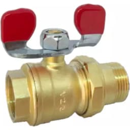 Eca 1 Kırmızı Volan Rakorlu Küresel Valf - 601027412 görsel 1