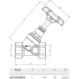 Eca 1 Kosva Valf - 601004003 görsel 2