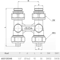 Eca 1/2 Allen Kontrollü Stop Tip Düz H-Valf - 602120348 görsel 2