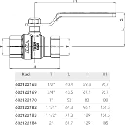 Eca 1 Küresel Valf - 602122170 görsel 2