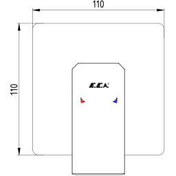 Eca Tiera Altın Ankastre Duş Bataryası - 102167105A1-K görsel 2
