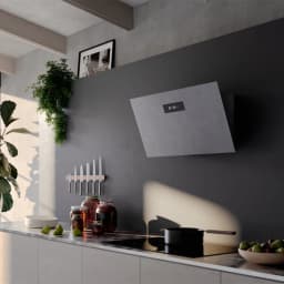Faber Grexia Gres LG A80 Siyah-Gri Davlumbaz görsel 2