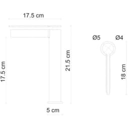 Fontana FJ-6023F Rose Gold Yüksek Lavabo Bataryası görsel 2