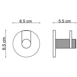 Fontana FY-90201 Mat Altın-Siyah Askı görsel 2