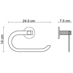 Fontana FY-90305 Mat Rose-Siyah Havluluk görsel 3